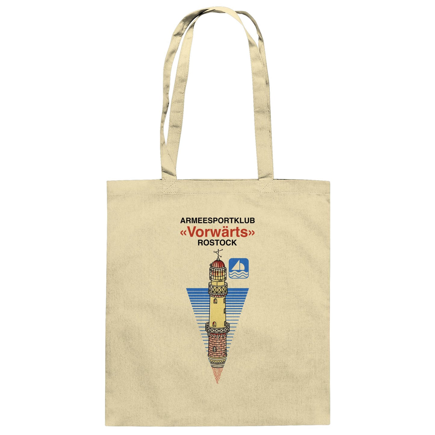 DDR Ostalgie Baumwolltasche • ARMEESPORTKLUB VORWÄRTS ROSTOCK