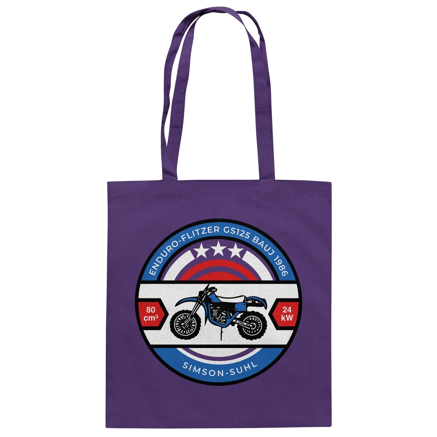 DDR Ostalgie Baumwolltasche • SIMSON ENDURO GS125 - ORIGINAL BIERDECKEL