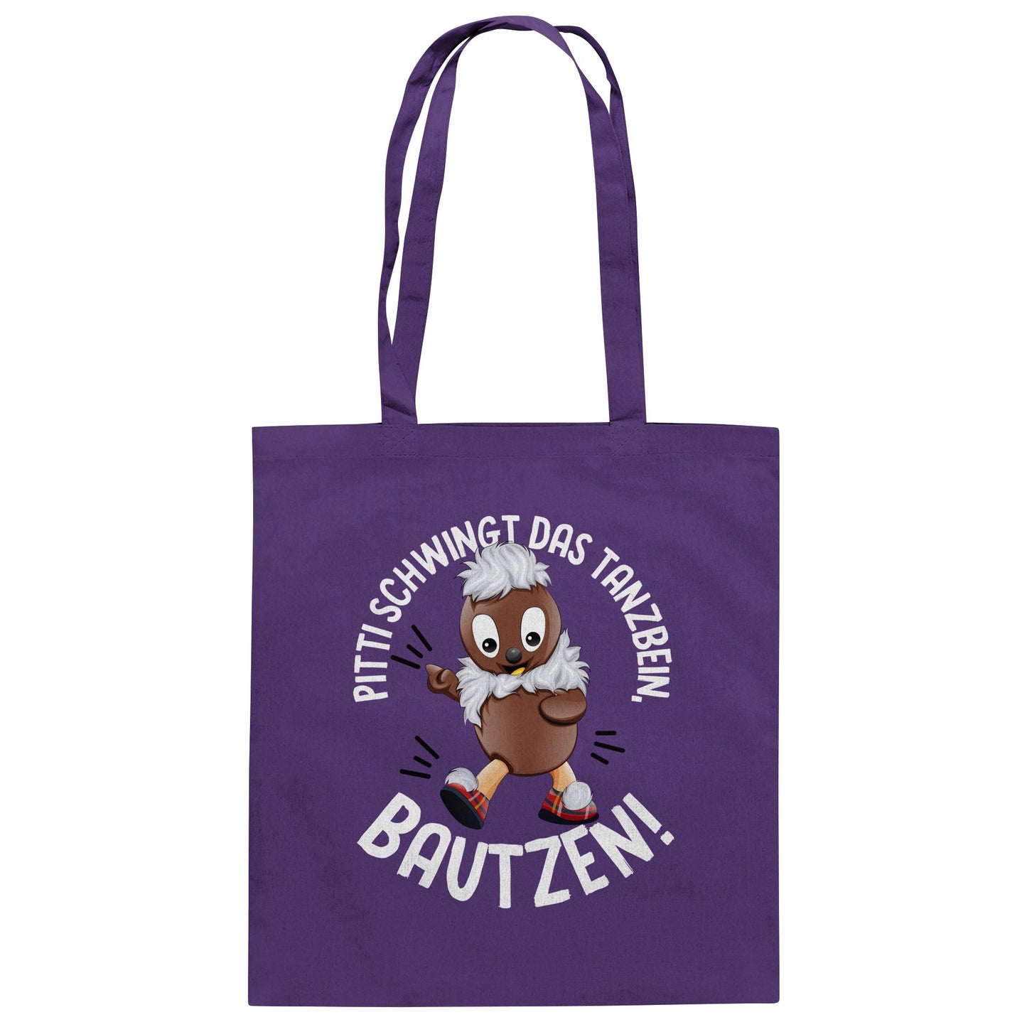Pitti Stadt Nicki (Baumwolltasche) • PITTI SCHWINGT DAS TANZBEIN, BAUTZEN!