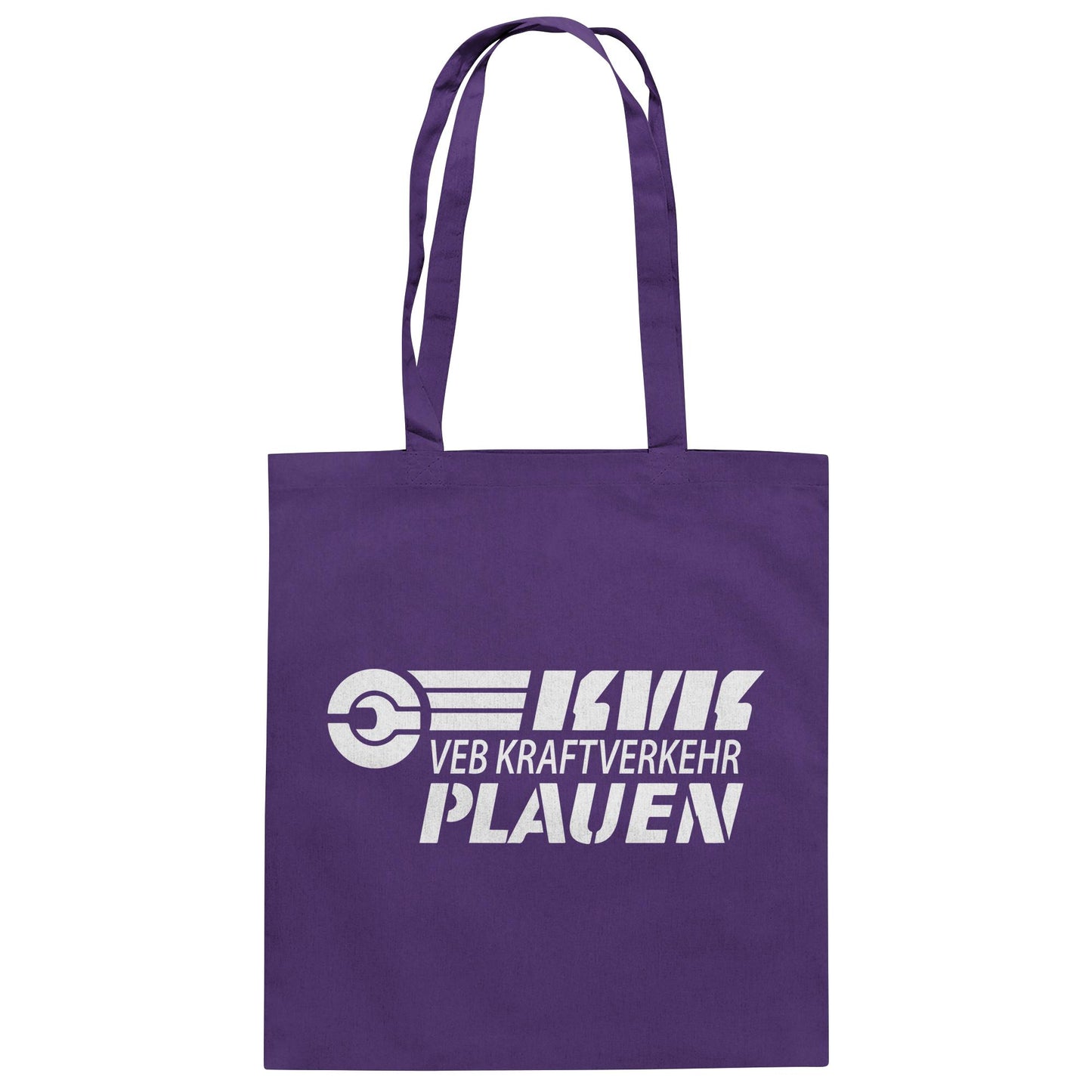 DDR Ostalgie Baumwolltasche • VEB KRAFTVERKEHR PLAUEN