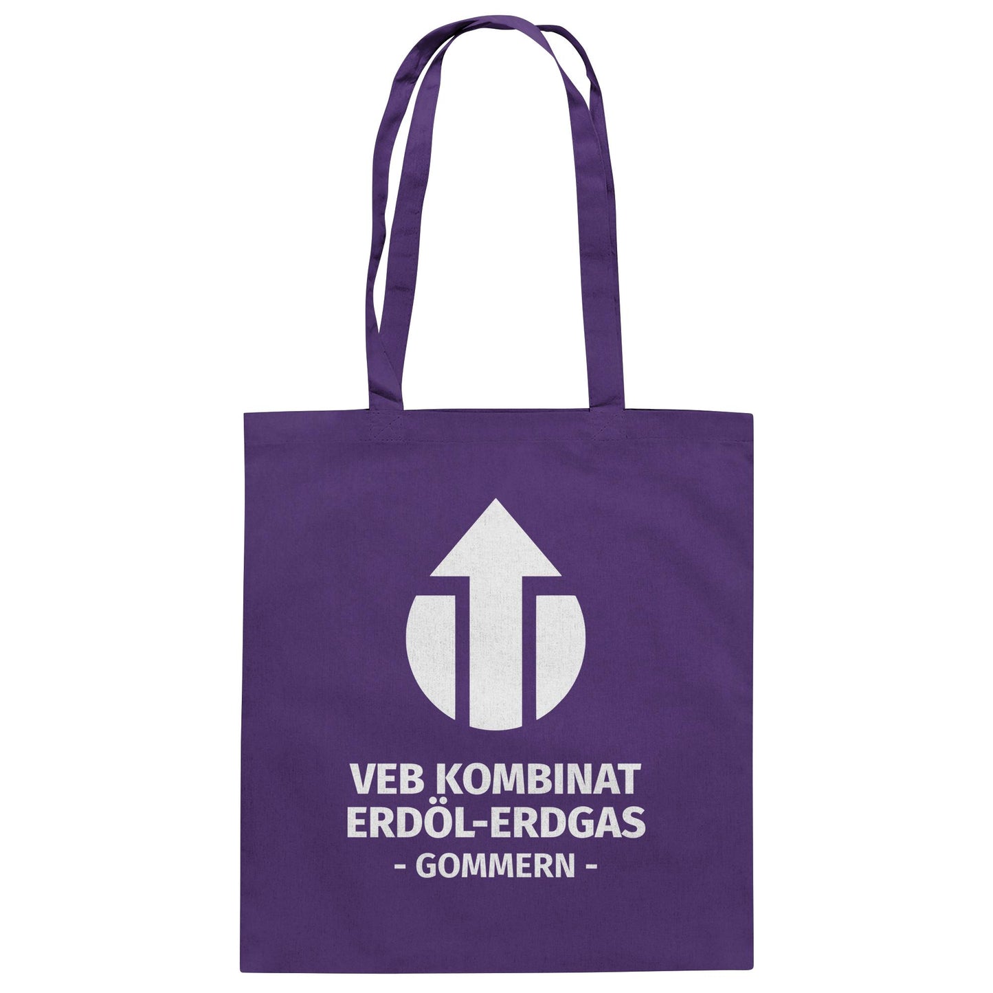 DDR Ostalgie Baumwolltasche • VEB KOMBINAT ERDÖL-ERDGAS GOMMERN