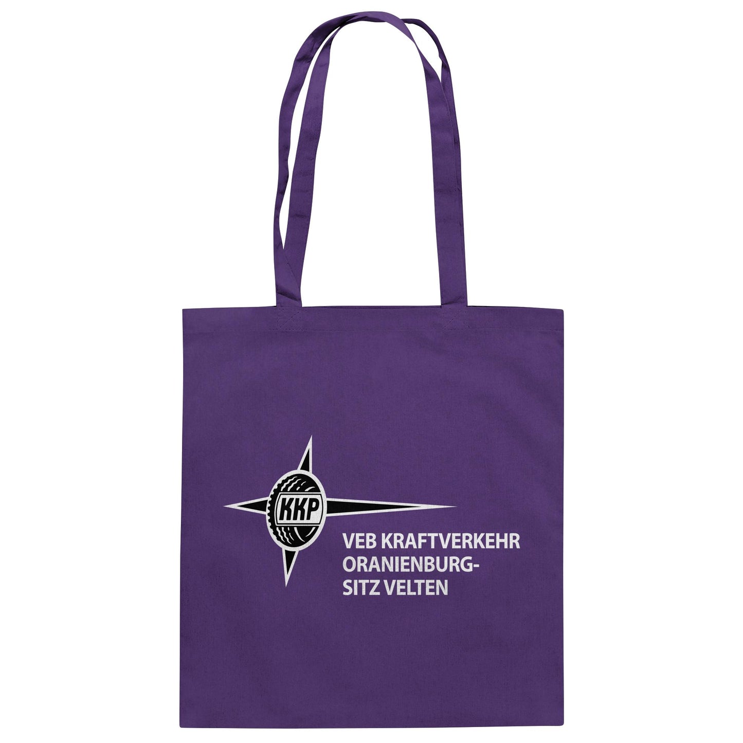DDR Ostalgie Baumwolltasche • VEB KRAFTVERKEHR ORANIENBURG