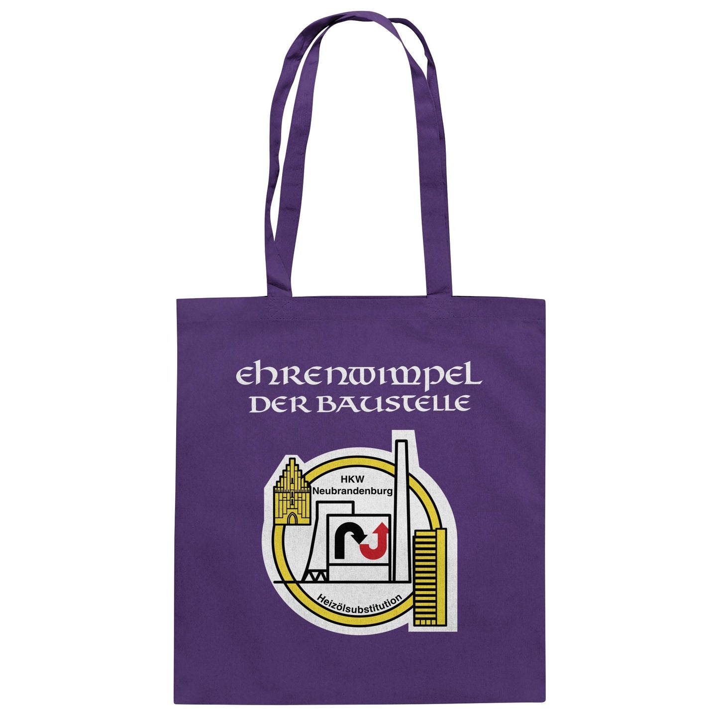 DDR Ostalgie Baumwolltasche • EHRENWIMPEL HKW NEUBRANDENBURG