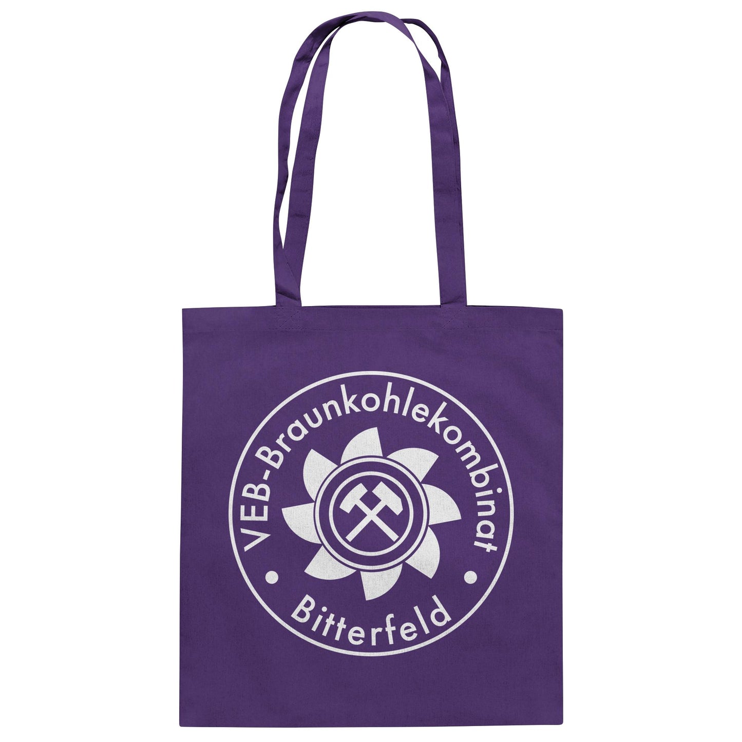 DDR Ostalgie Baumwolltasche • VEB BRAUNKOHLEKOMBINAT BITTERFELD