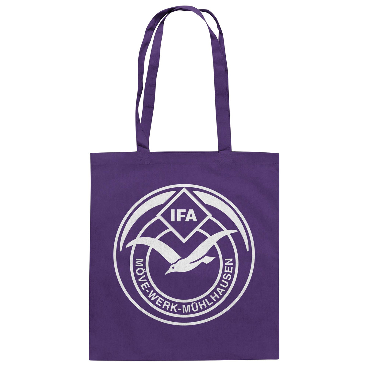 DDR Ostalgie Baumwolltasche • IFA MÖVE-WERK MÜHLHAUSEN