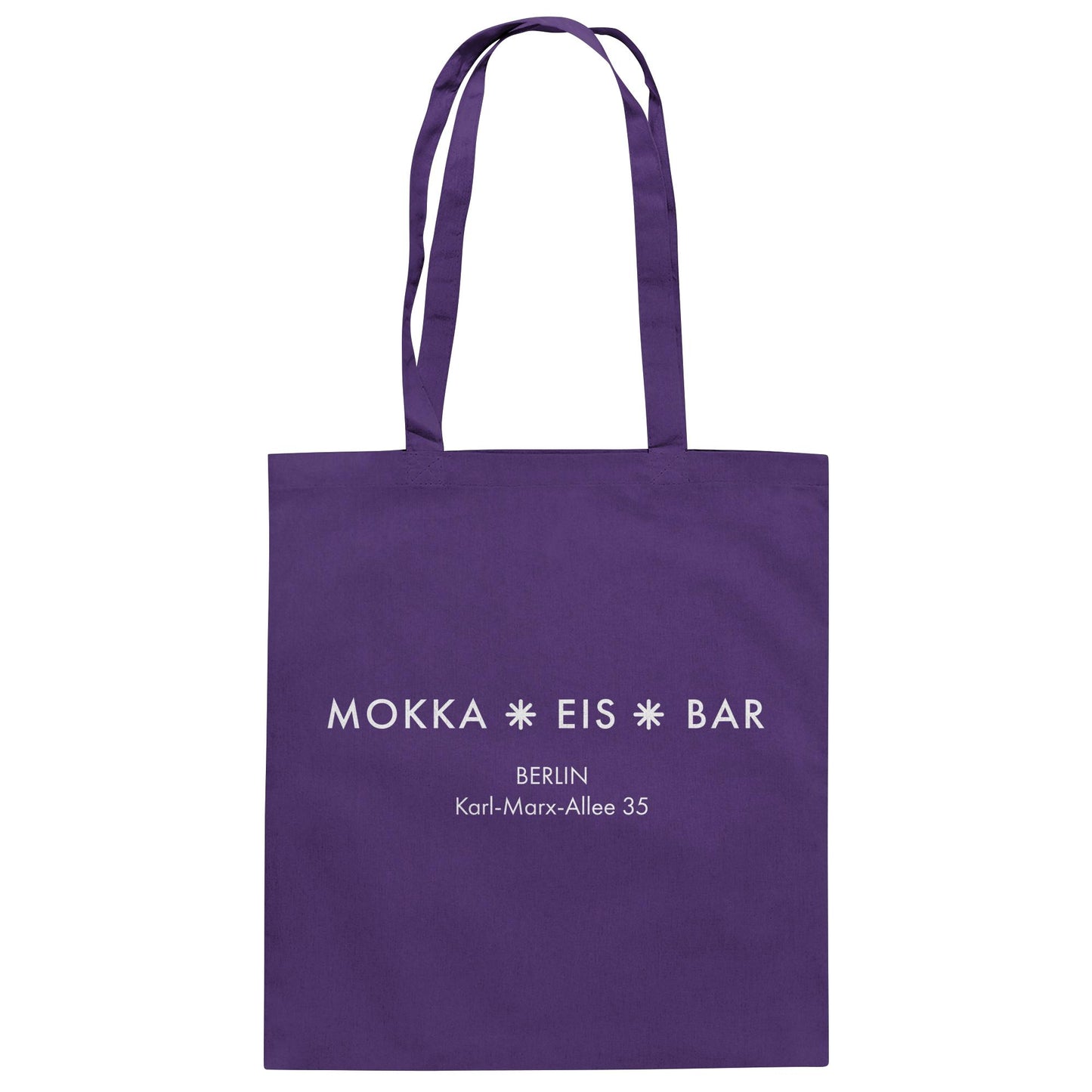 DDR Ostalgie Baumwolltasche • MOKKA EIS BAR BERLIN (ORIGINAL SEITENLOGO)