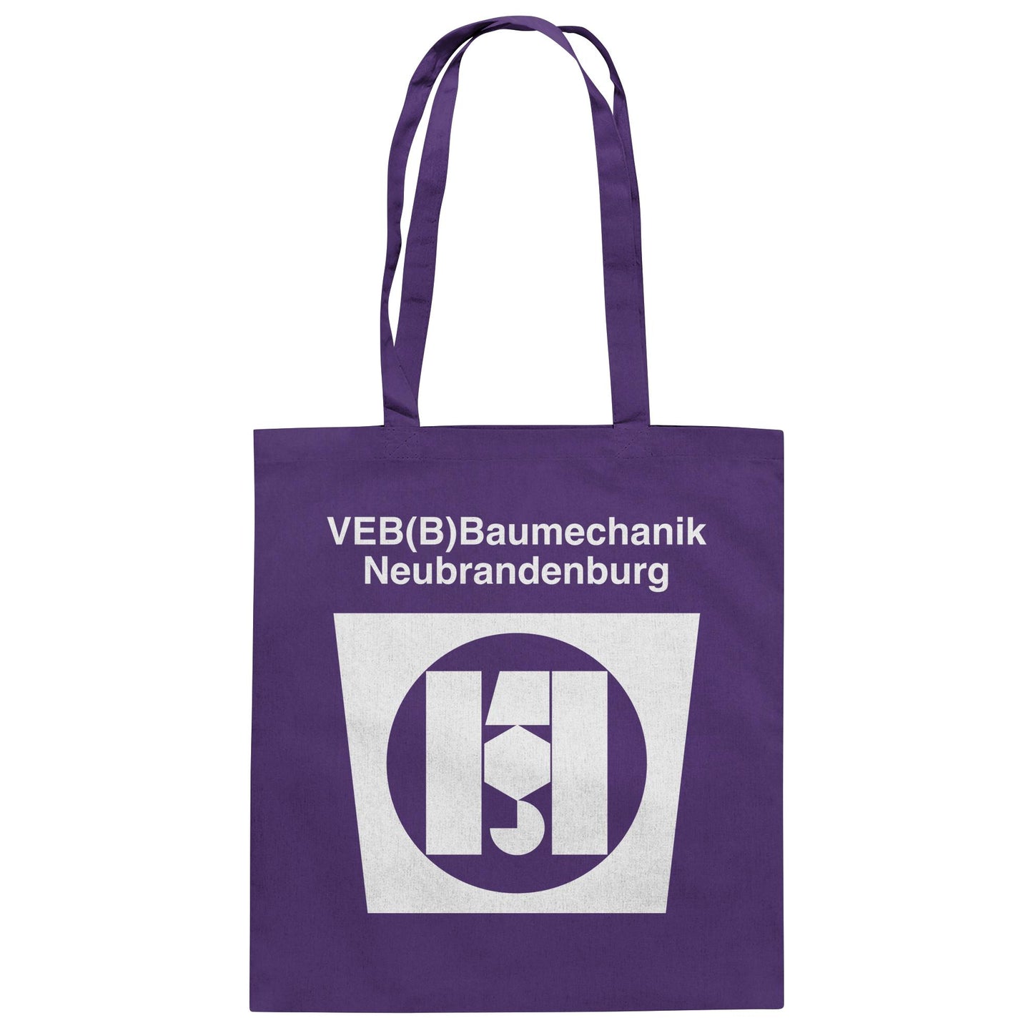 DDR Ostalgie Baumwolltasche • VEB BAUMECHANIK NEUBRANDENBURG