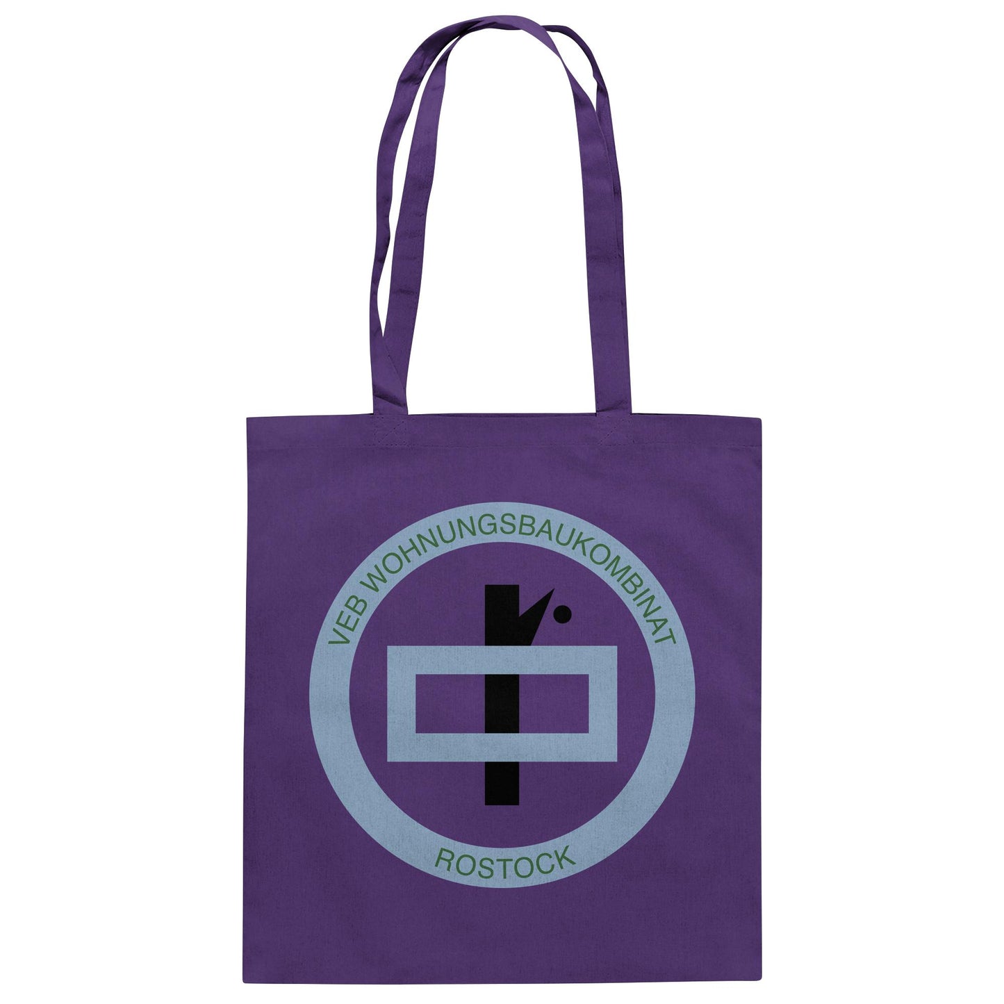 DDR Ostalgie Baumwolltasche • VEB WOHNUNGSBAUKOMBINAT ROSTOCK