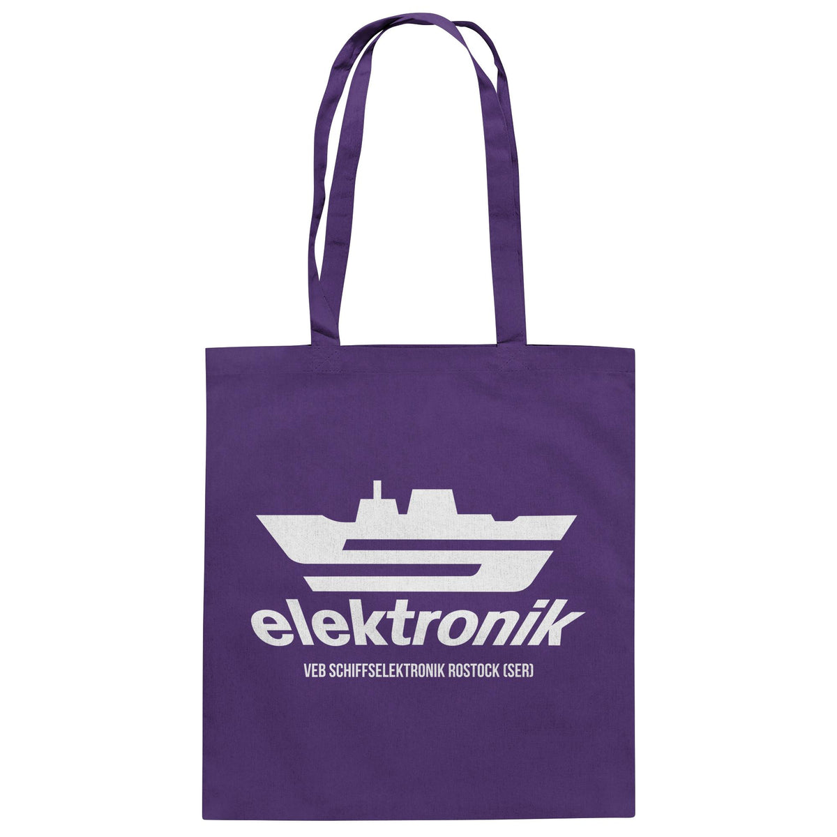DDR Ostalgie Baumwolltasche • VEB SCHIFFSELEKTRONIK ROSTOCK