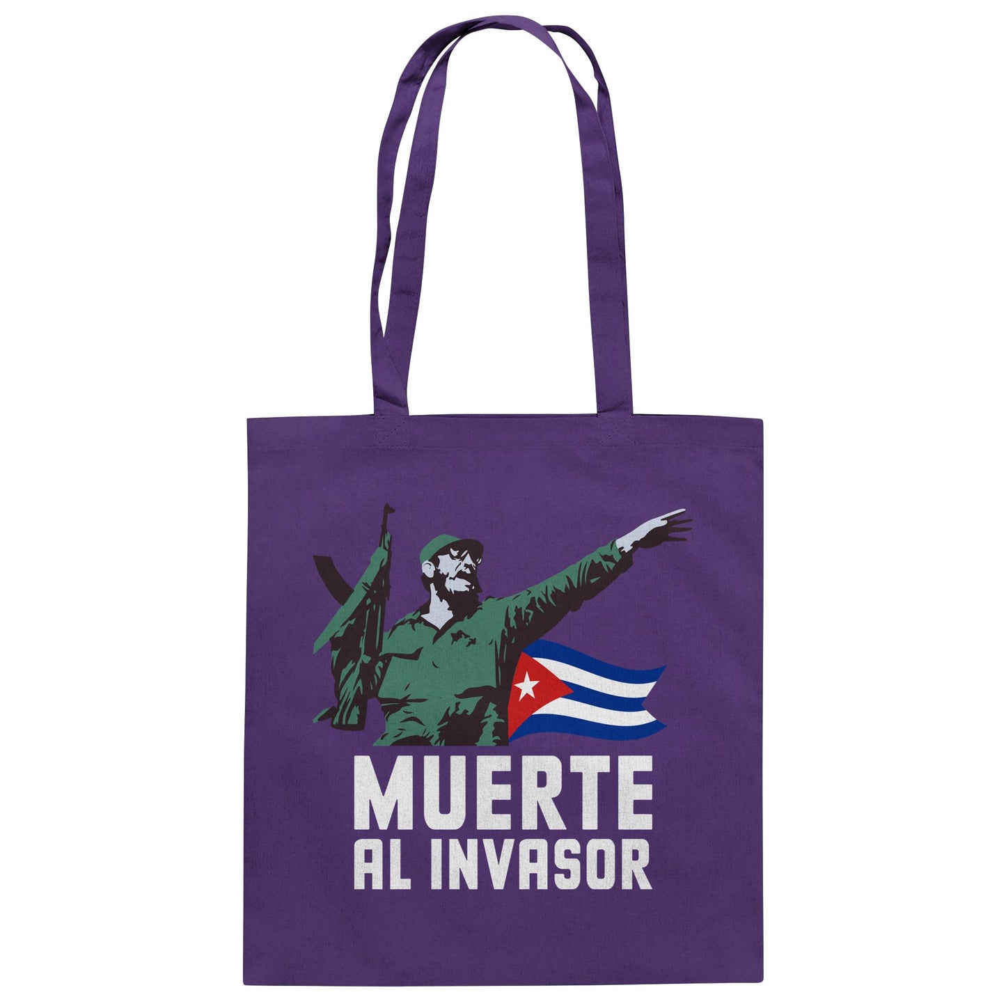 DDR Ostalgie Baumwolltasche • KUBA - MUERTE AL INVASOR