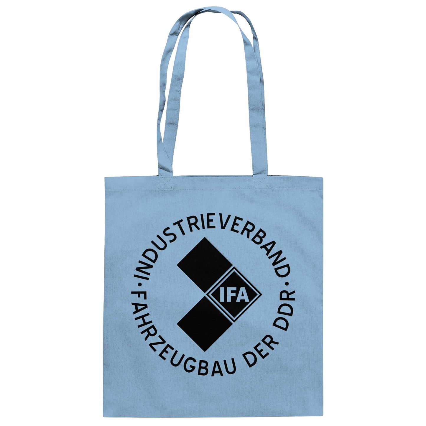 DDR Ostalgie Baumwolltasche • IFA INDUSTRIEVERBAND FAHRZEUGBAU ( LOGO 1970er) - hell