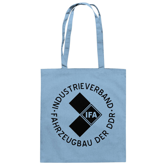 DDR Ostalgie Baumwolltasche • IFA INDUSTRIEVERBAND FAHRZEUGBAU ( LOGO 1970er) - hell