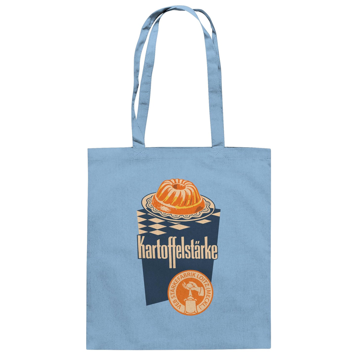 DDR Ostalgie Baumwolltasche • VEB KARTOFFELSTÄRKE - VEB STÄRKEFABRIK LOITZ