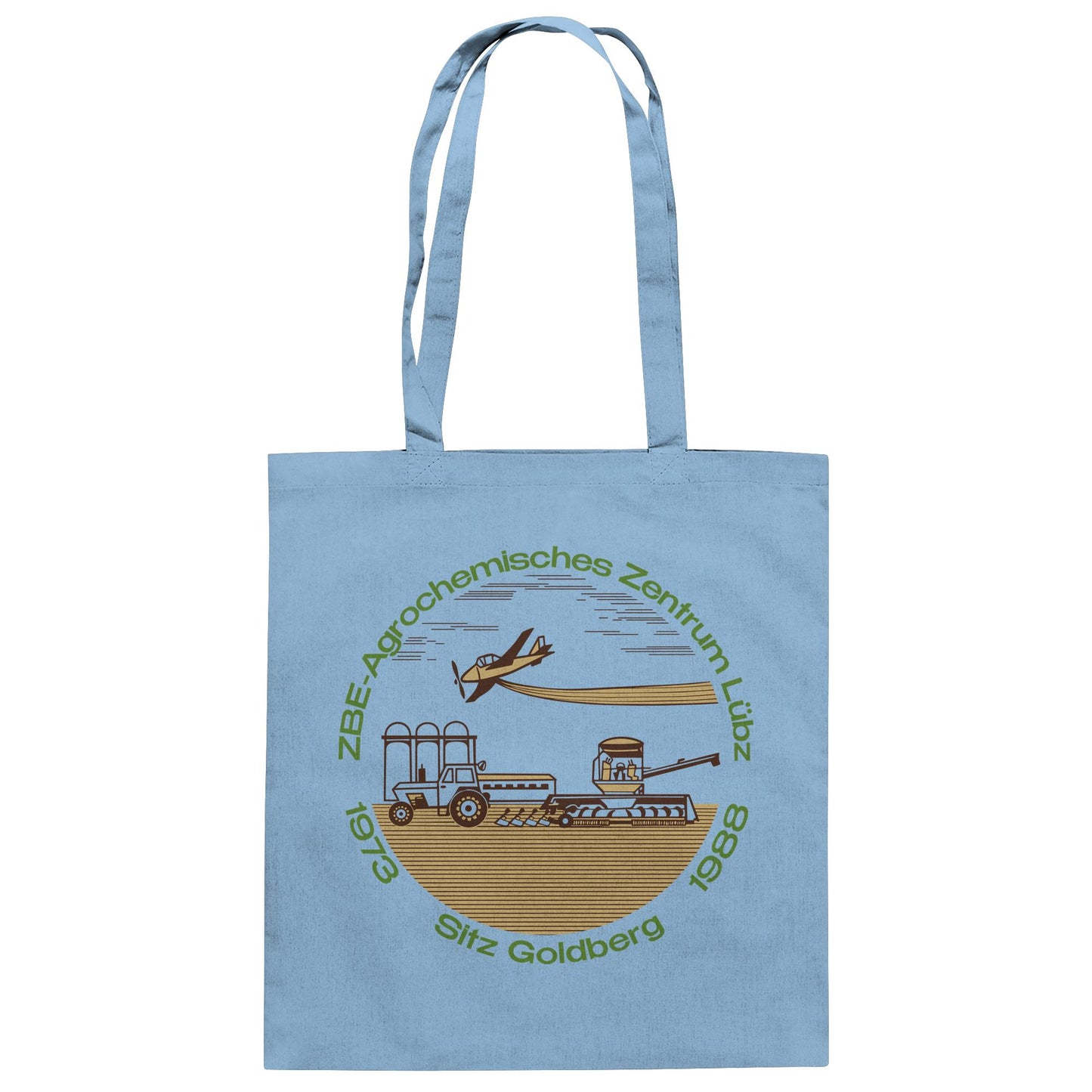 DDR Ostalgie Baumwolltasche • ZBE AGROCHEMISCHES ZENTRUM LÜBZ