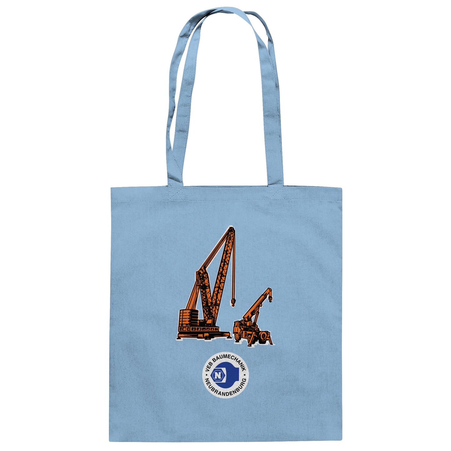 DDR Ostalgie Baumwolltasche • VEB BAUMECHANIK NEUBRANDENBURG