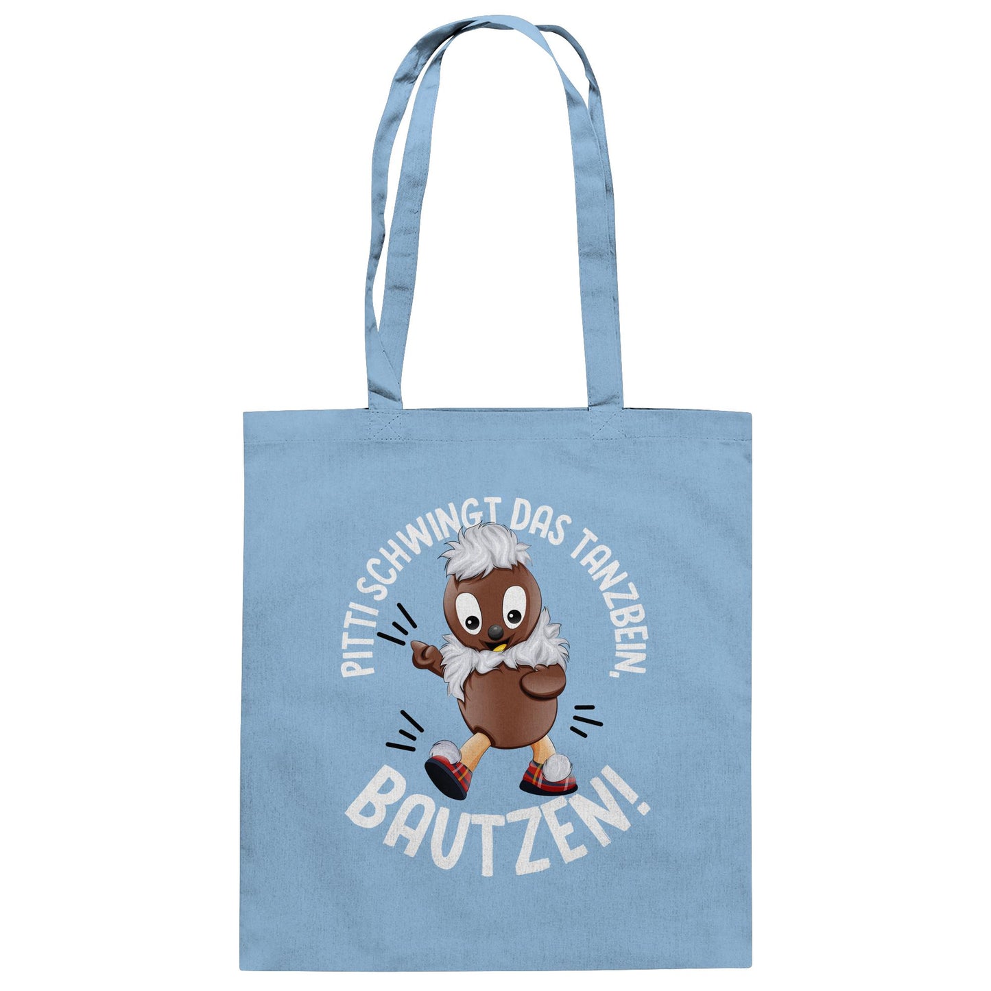 Pitti Stadt Nicki (Baumwolltasche) • PITTI SCHWINGT DAS TANZBEIN, BAUTZEN!