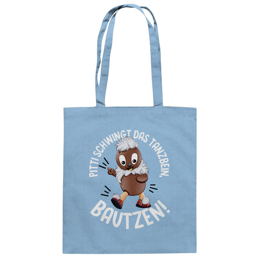 Pitti Stadt Nicki (Baumwolltasche) • PITTI SCHWINGT DAS TANZBEIN, BAUTZEN!