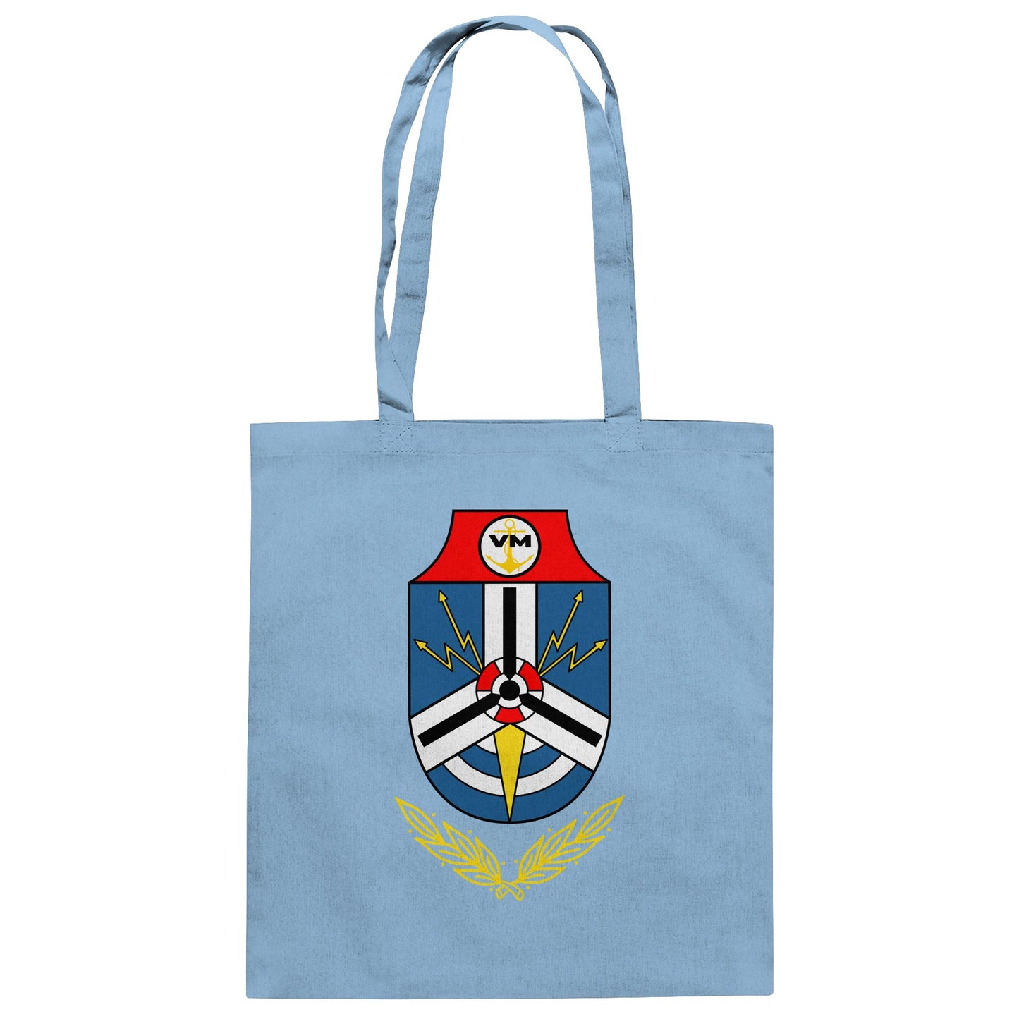 DDR Ostalgie Baumwolltasche • NVA EMBLEM - MARINEGESCHWADER 18 - KURT BARTHEL