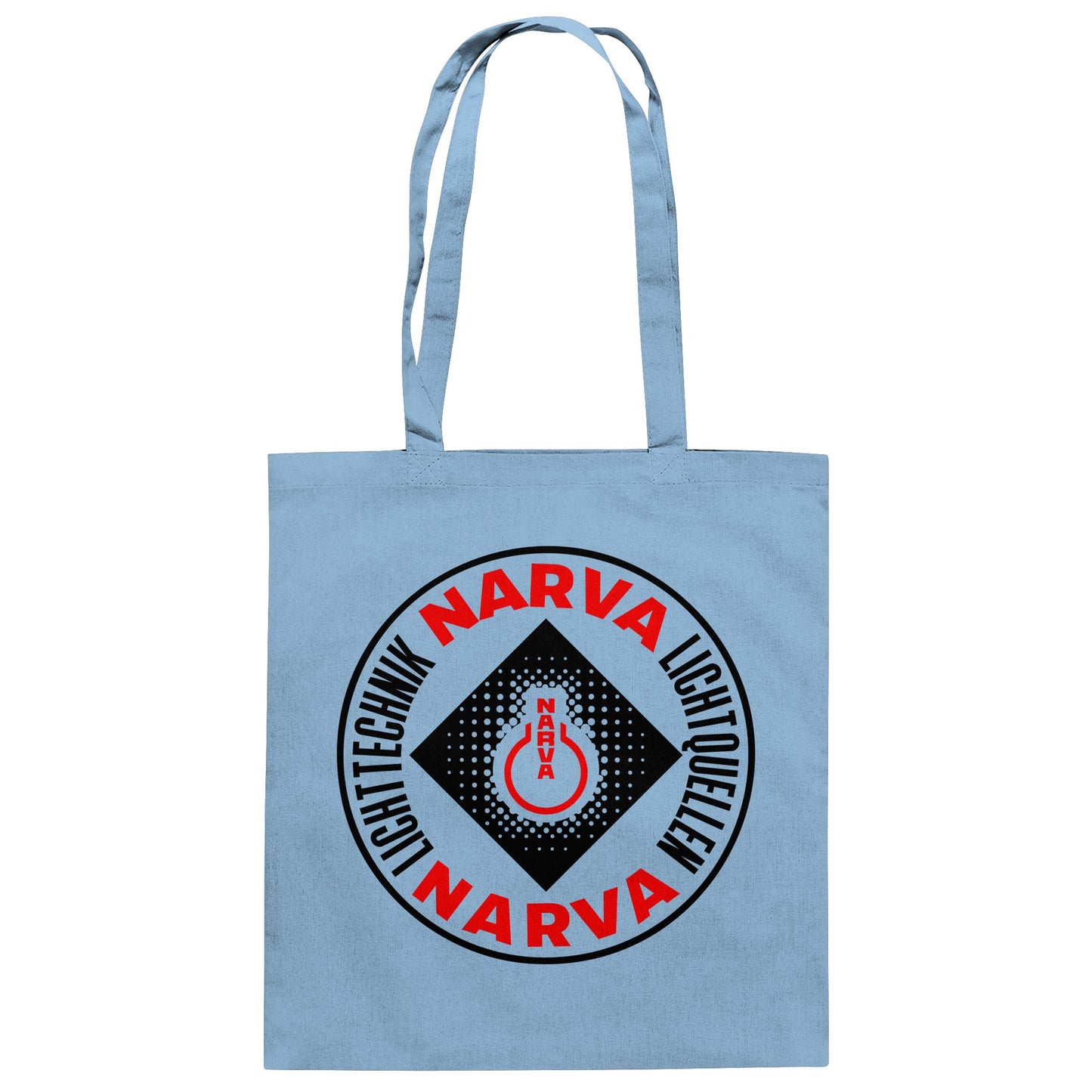 DDR Ostalgie Baumwolltasche • NARVA LICHTQUELLEN