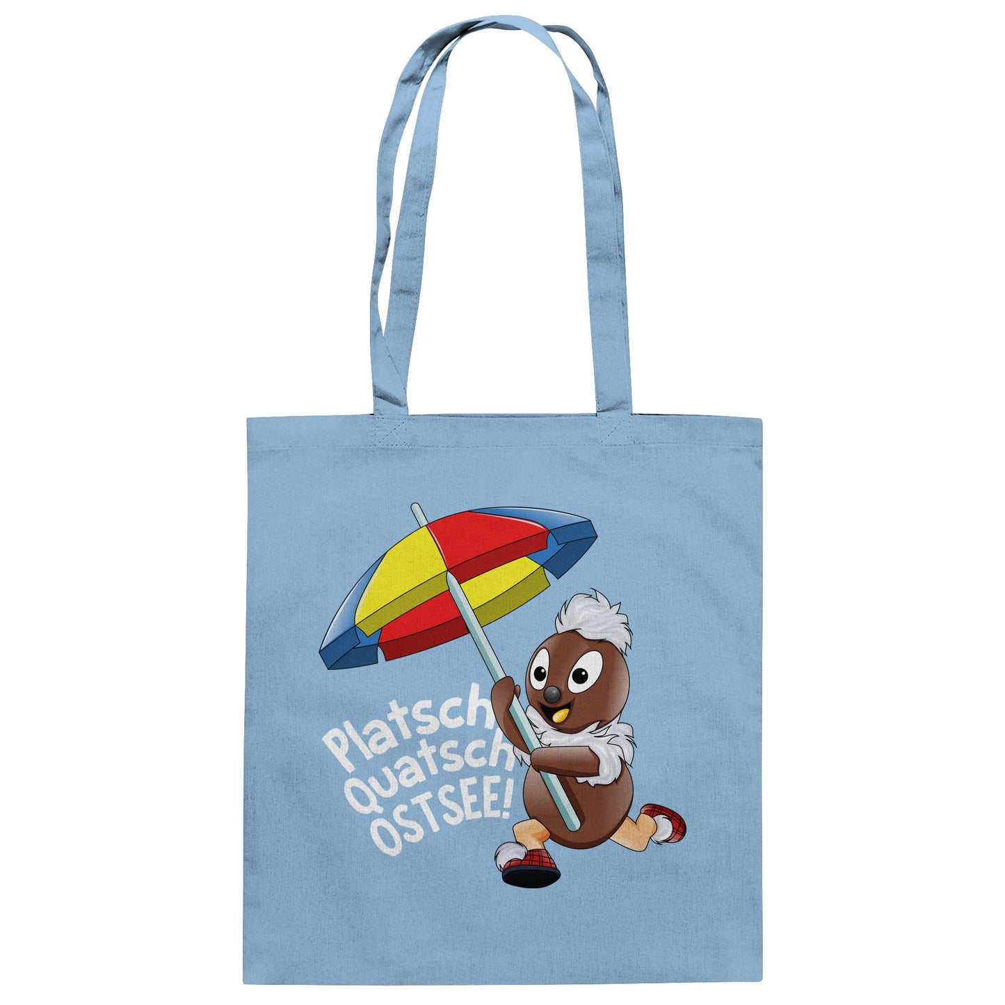 Pitti Stadt Nicki (Baumwolltasche) • PLATSCH QUATSCH OSTSEE!