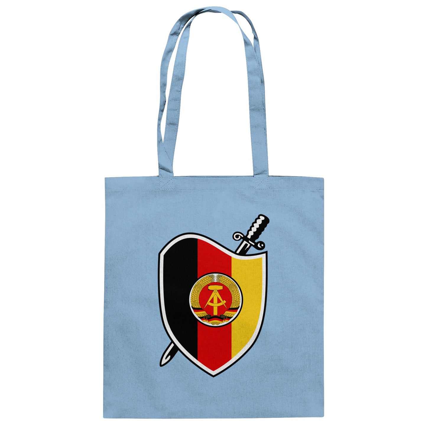 DDR Ostalgie Baumwolltasche • SIGNÉ STAATSSICHERHEIT (BRUST)