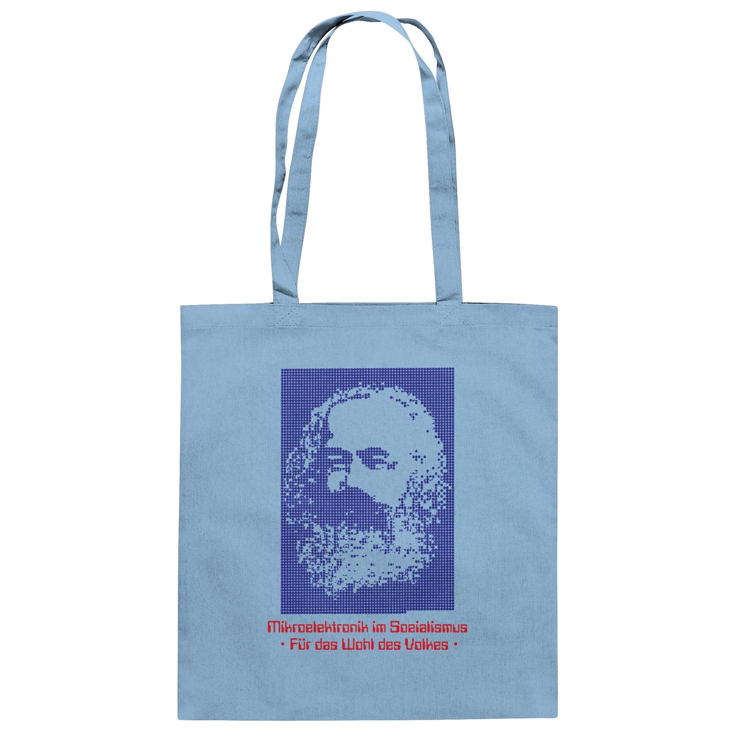 DDR Ostalgie Baumwolltasche • DDR MIKROELEKTRONIK FÜR DAS WOHL DES VOLKES (ORIGINAL POSTER)