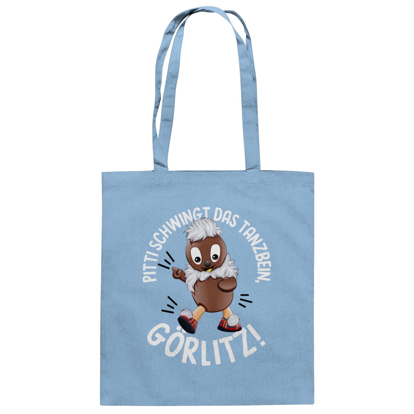 Pitti Stadt Nicki (Baumwolltasche) • PITTI SCHWINGT DAS TANZBEIN, GÖRLITZ!