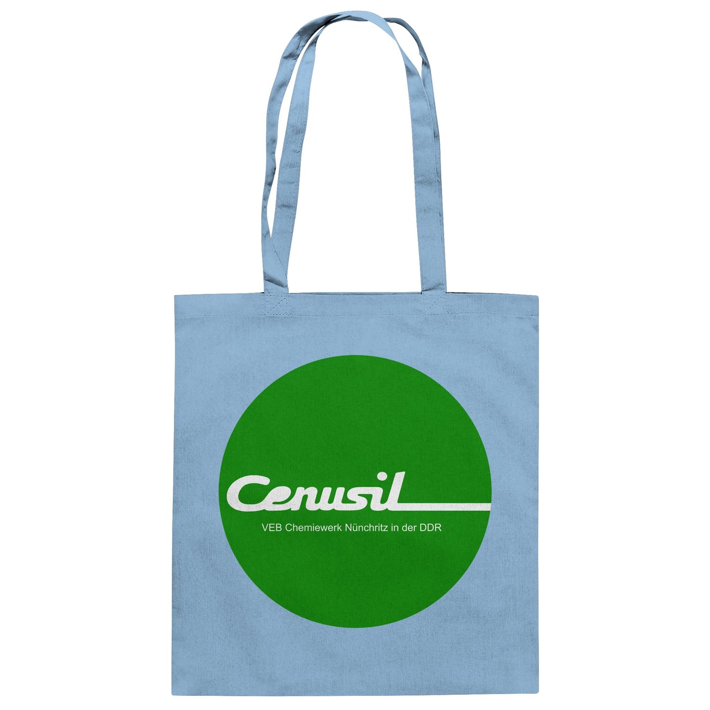 DDR Ostalgie Baumwolltasche • CENUSIL - VEB CHEMIE NÜNCHRITZ