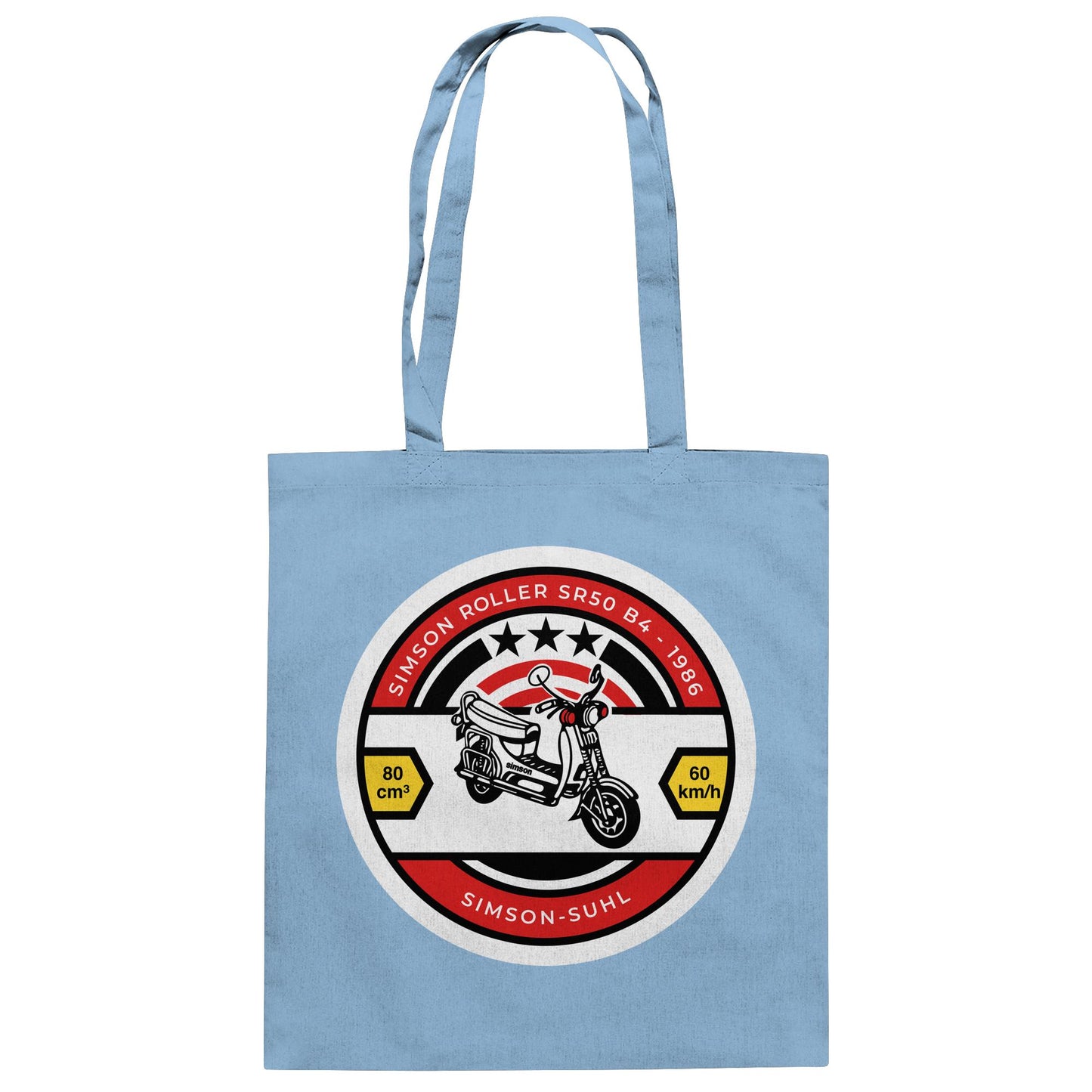 DDR Ostalgie Baumwolltasche • SIMSON SR50 - ORIGINAL BIERDECKEL
