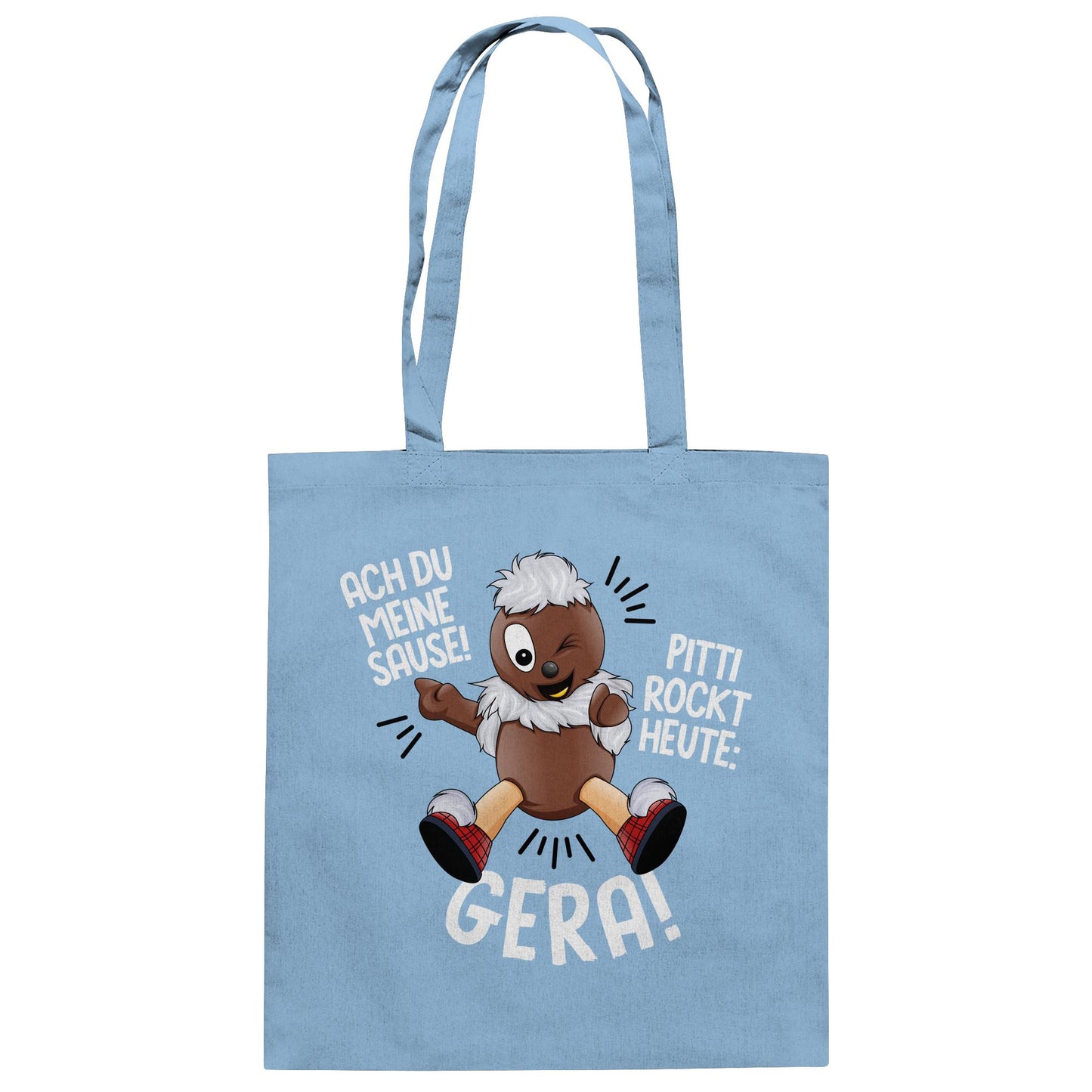 Pitti Stadt Nicki (Baumwolltasche) • PITTI ROCKT HEUTE GERA!