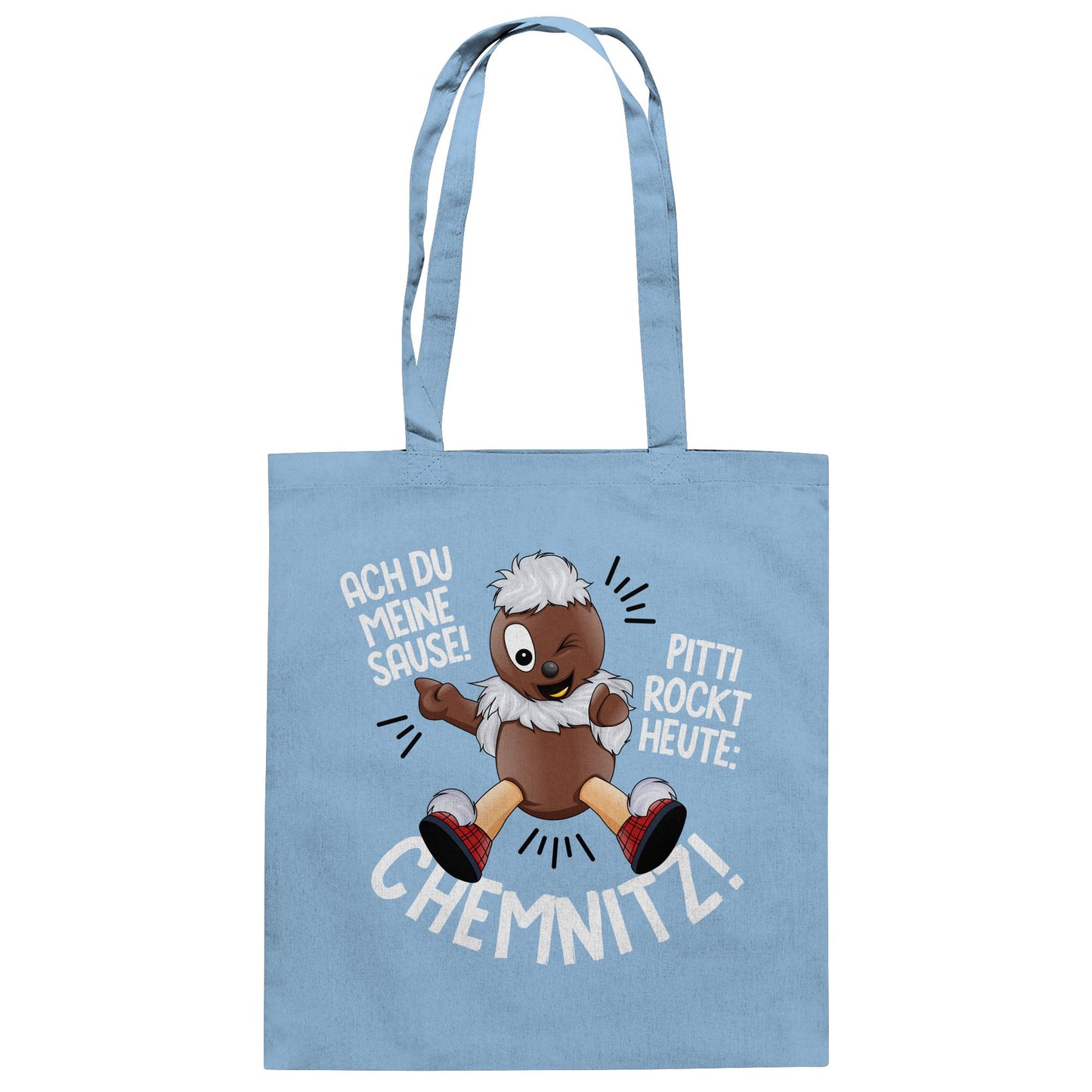 Pitti Stadt Nicki (Baumwolltasche) • PITTI ROCKT HEUTE CHEMNITZ!