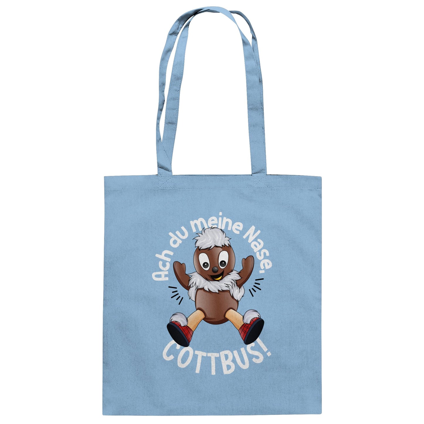 Pitti Stadt Nicki (Baumwolltasche) • ACH DU MEINE NASE COTTBUS!