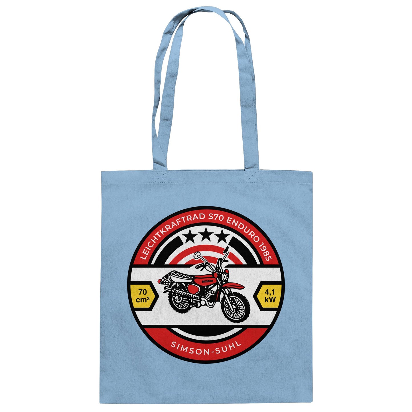 DDR Ostalgie Baumwolltasche • SIMSON S70 - ORIGINAL BIERDECKEL