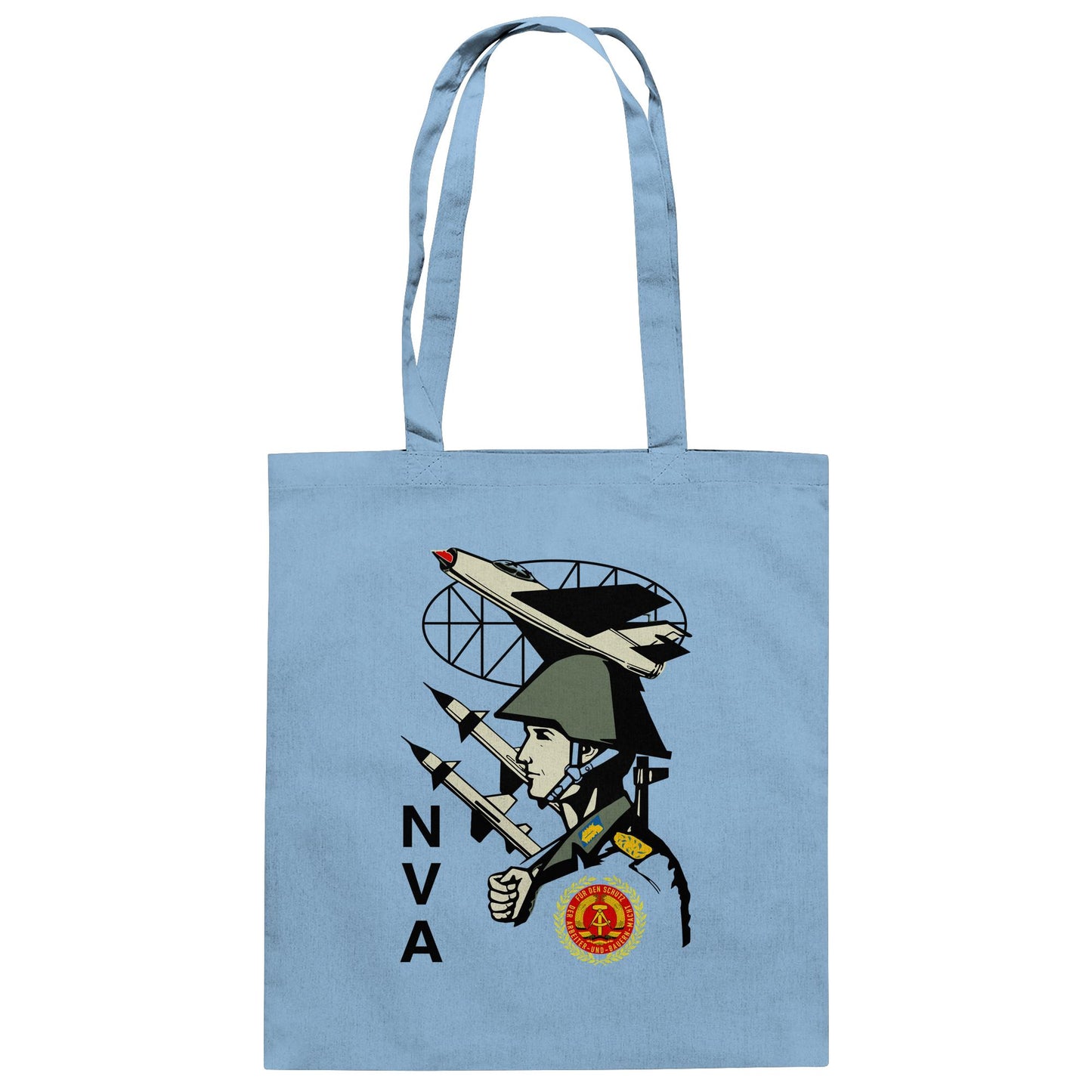 DDR Ostalgie Baumwolltasche • NVA - WERBEPLAKAT (ORIGINAL)