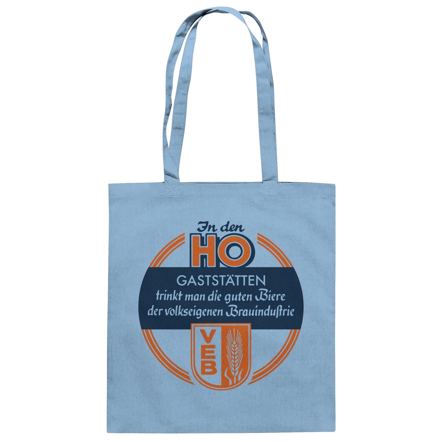 DDR Ostalgie Baumwolltasche • HO - VOLKSEIGENE BRAUINDUSTRIE