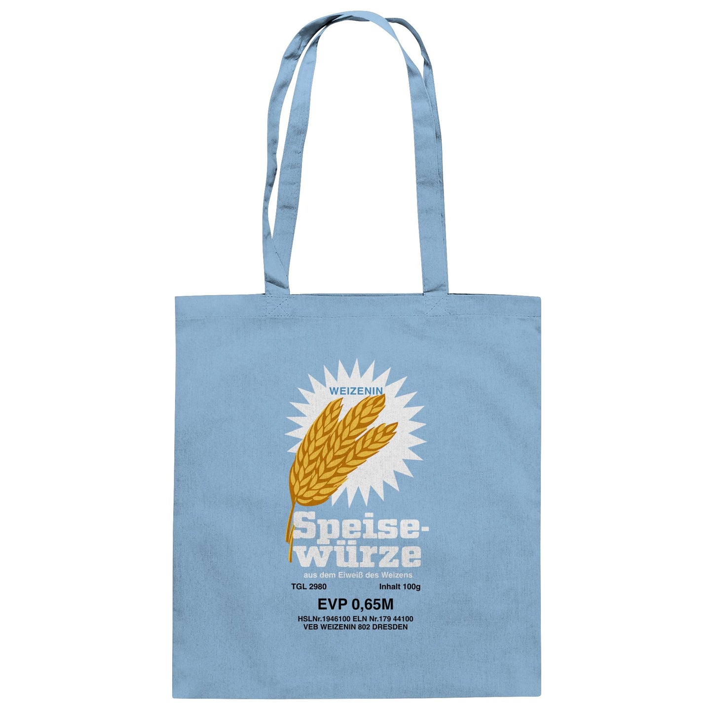 DDR Ostalgie Baumwolltasche • WEIZENIN SPEISEWÜRZE
