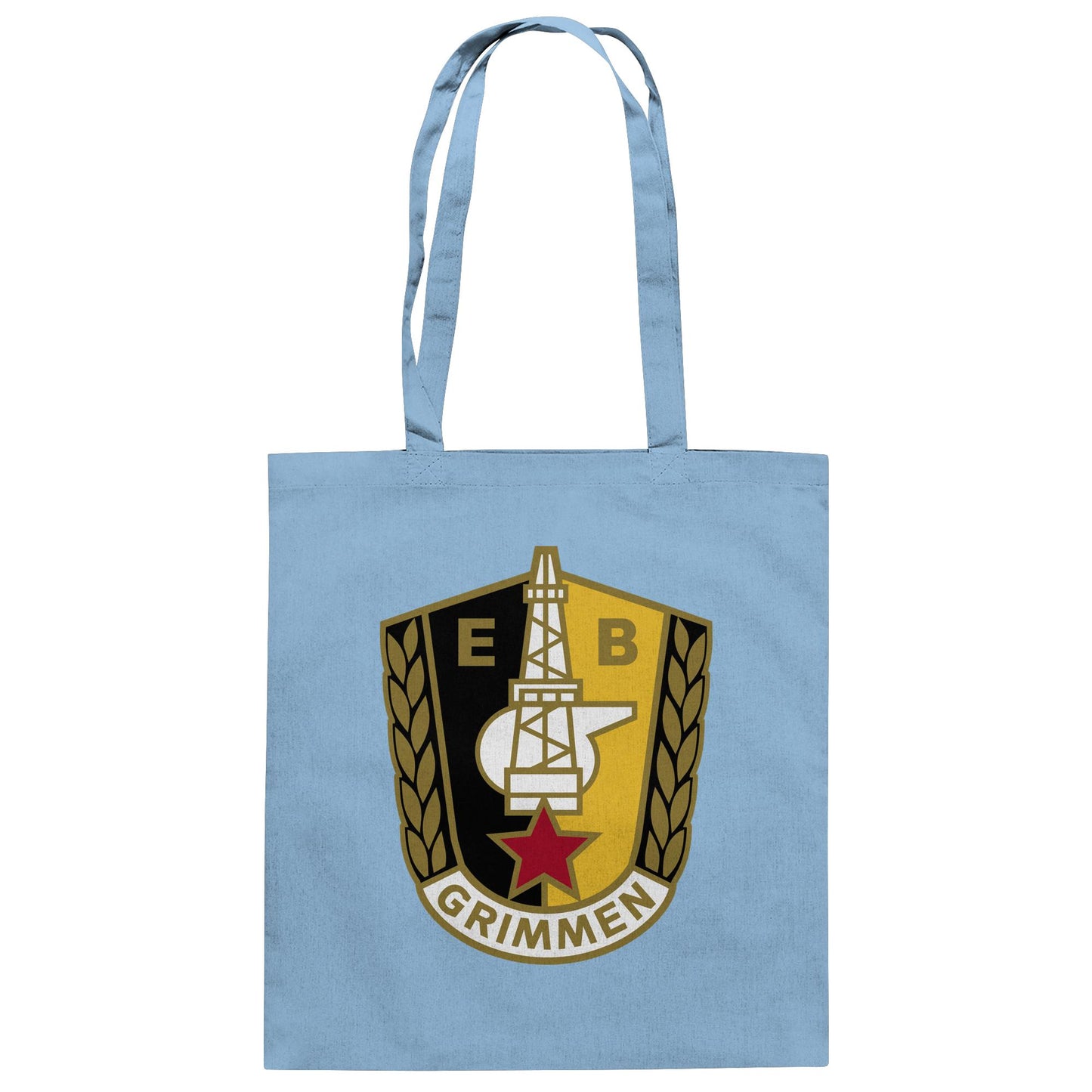 DDR Ostalgie Baumwolltasche • ERDÖL, ERDGAS GRIMMEN