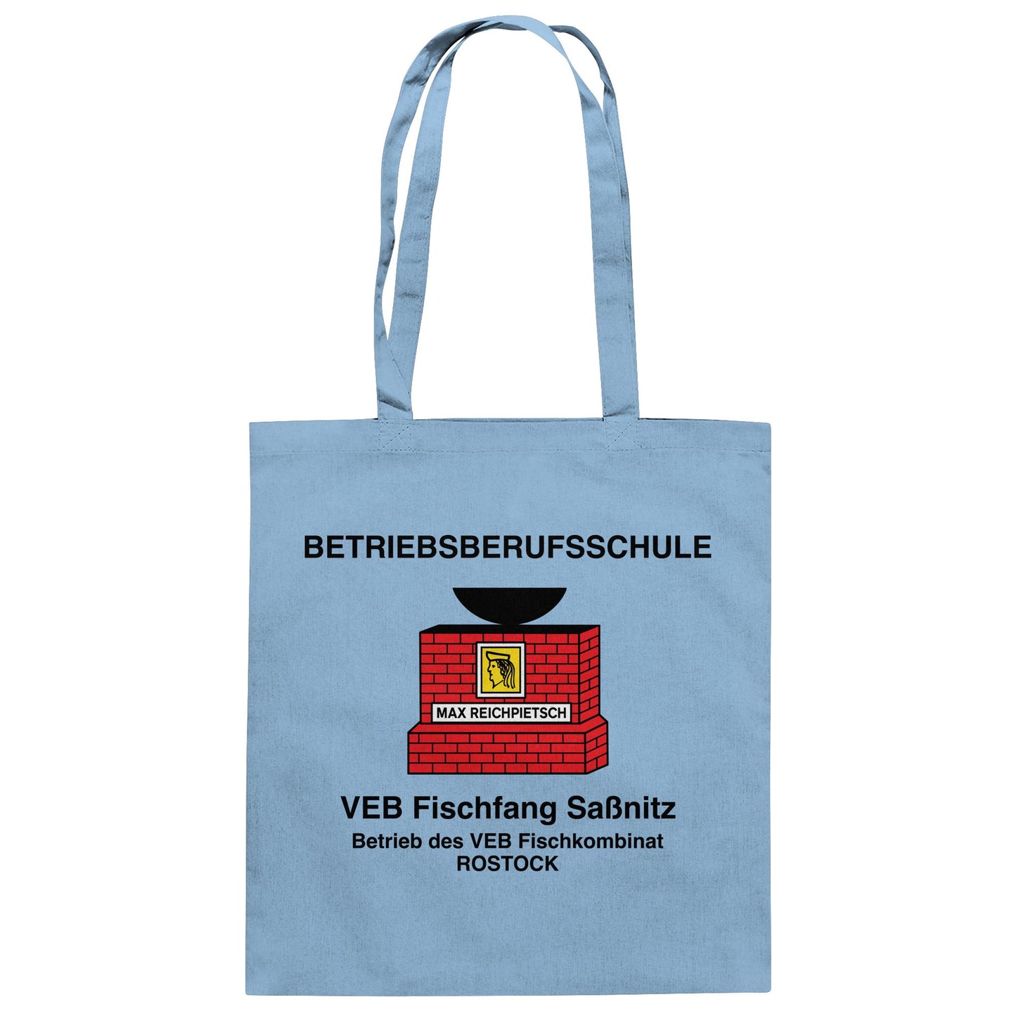 DDR Ostalgie Baumwolltasche • BETRIEBSBERUFSSCHULE MAX REICHPIETSCH