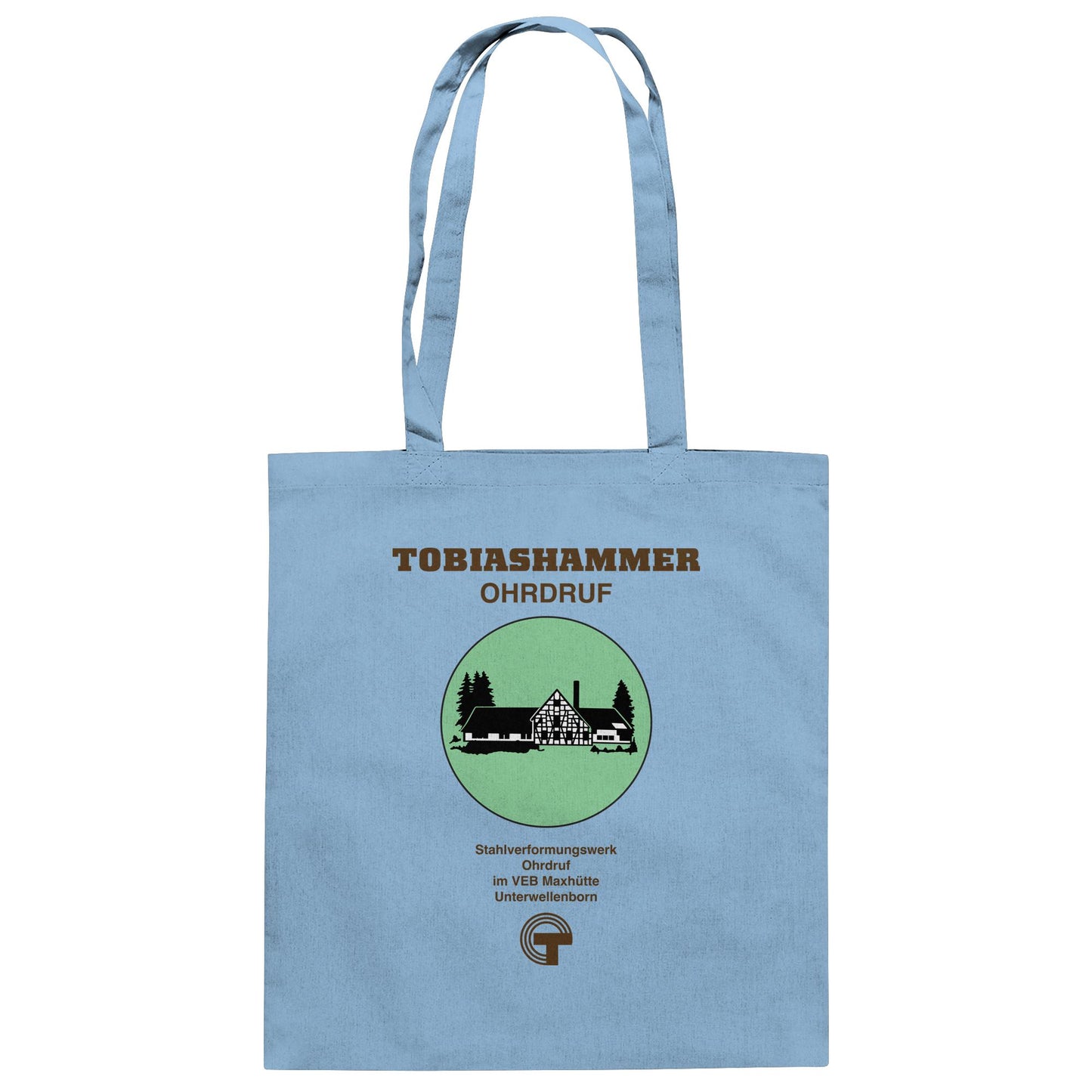 DDR Ostalgie Baumwolltasche • TOBIASHAMMER OHRDRUF - VEB MAXHÜTTE