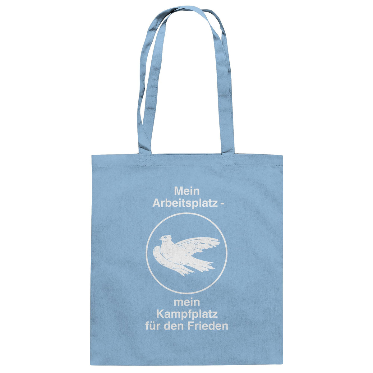 DDR Ostalgie Baumwolltasche • MEIN ARBEITSPLATZ - MEIN KAMPFPLATZ FÜR DEN FRIEDEN