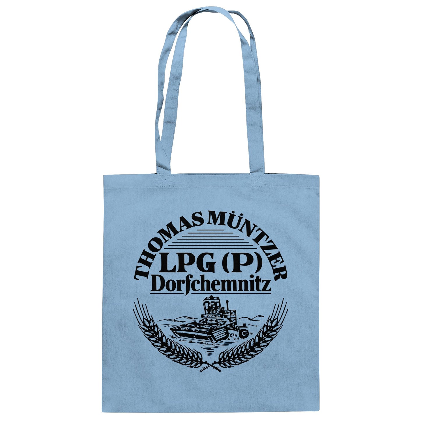 DDR Ostalgie Baumwolltasche • LPG THOMAS MÜNTZER DORFCHEMNITZ