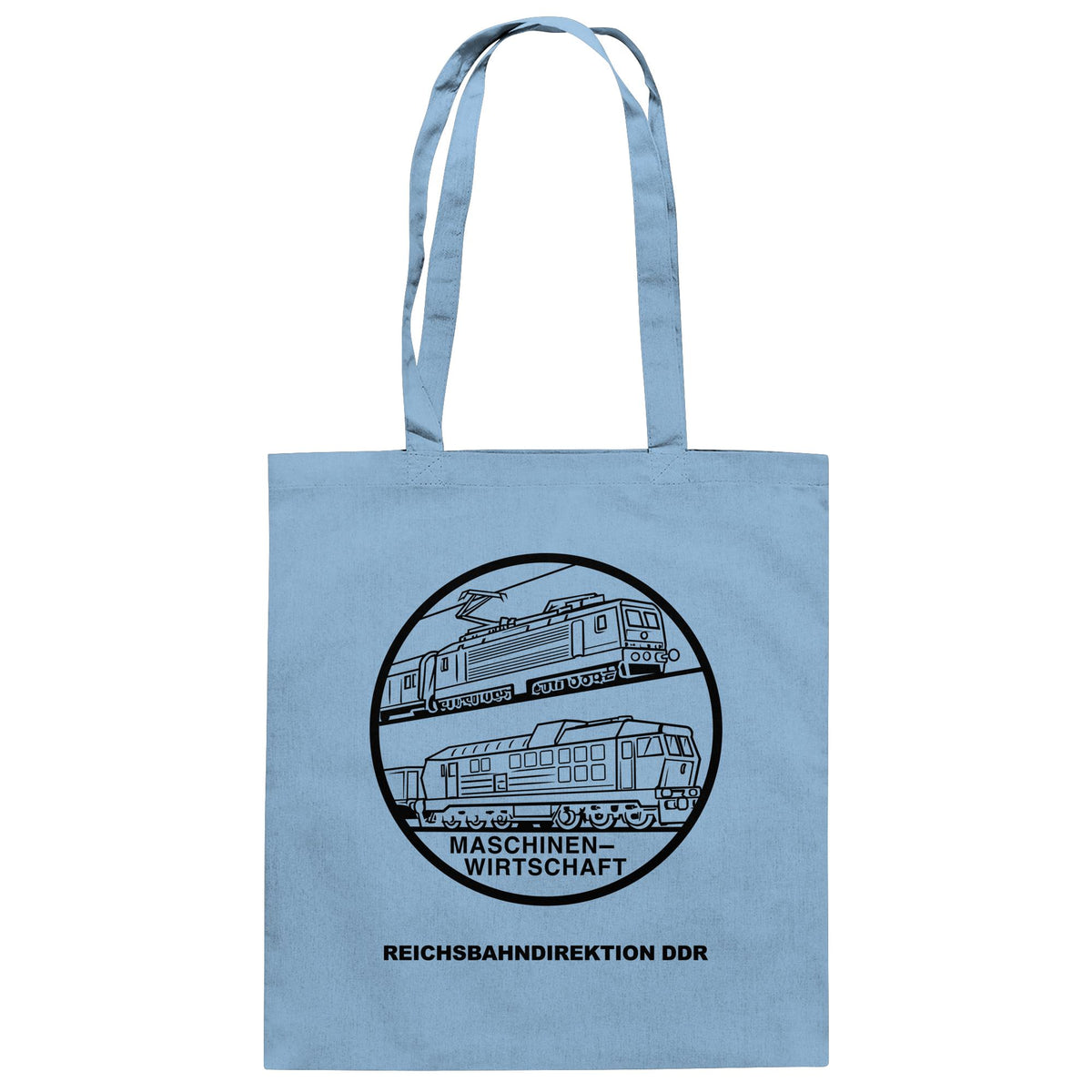DDR Ostalgie Baumwolltasche • MASCHINENWIRTSCHAFT DR