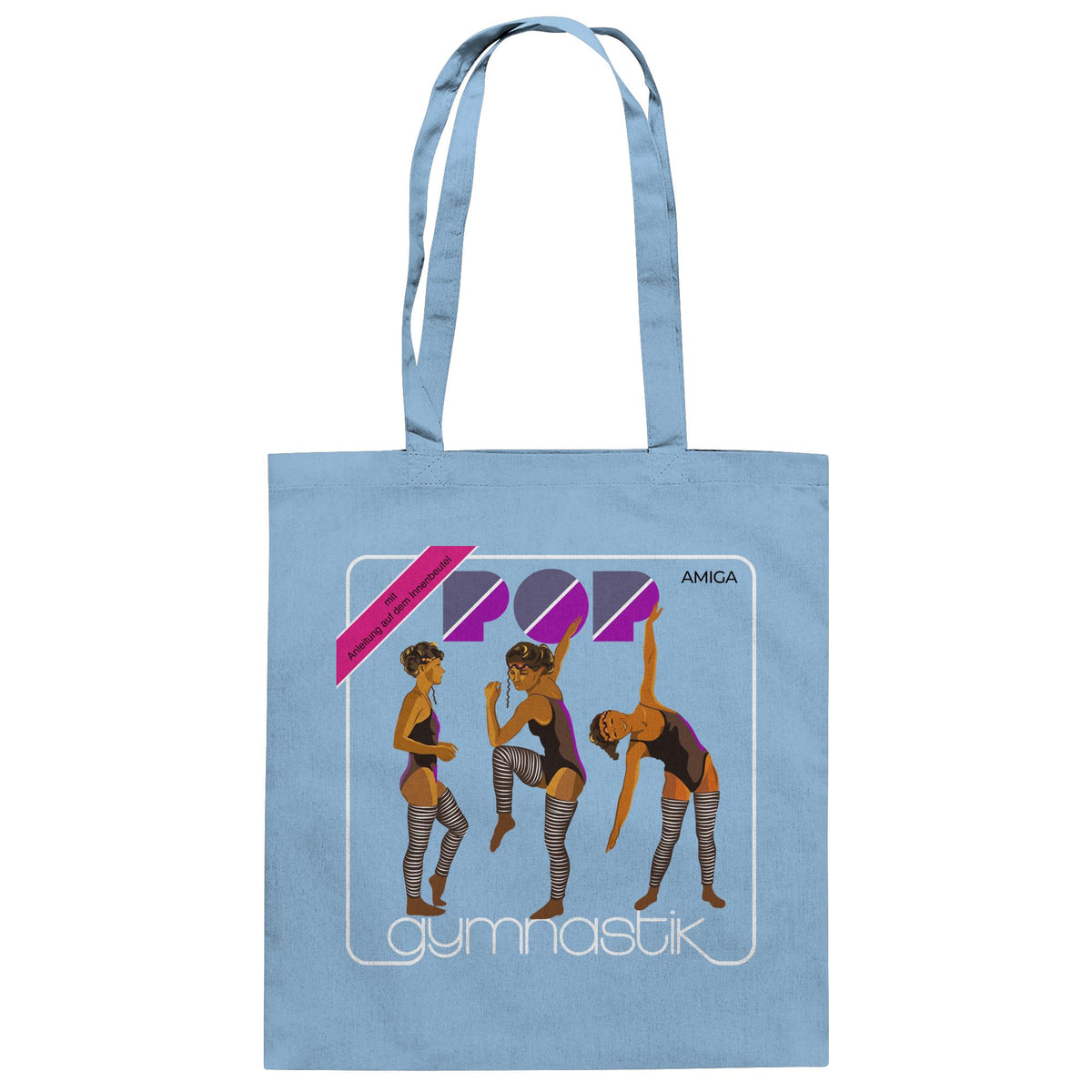 DDR Ostalgie Baumwolltasche • AMIGA POP-GYMNASTIK (ORIGINAL PLATTENCOVER)