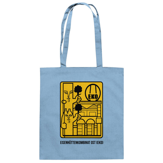 DDR Ostalgie Baumwolltasche • EISENHÜTTENKOMBINAT OST (EKO)