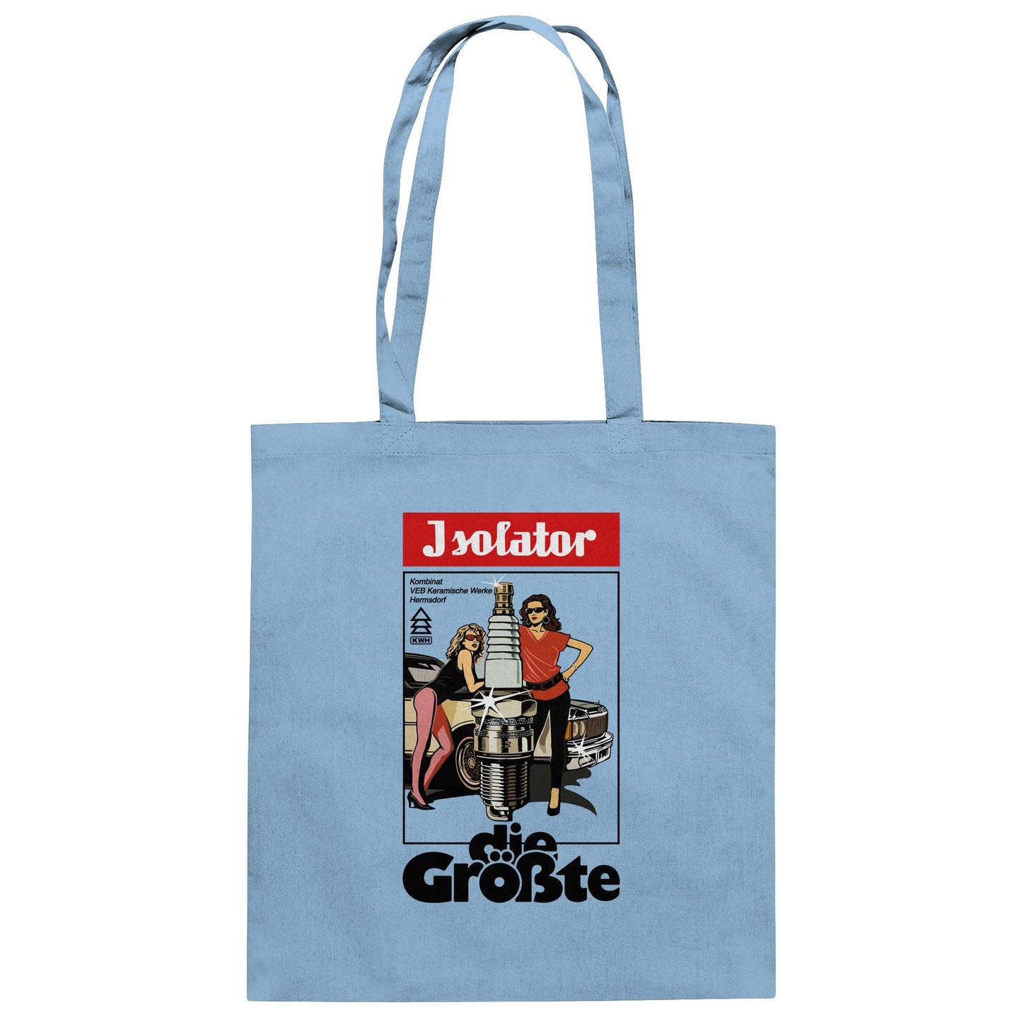DDR Ostalgie Baumwolltasche • ISOLATOR - DIE GRÖSSTE (ORIGINAL POSTER)