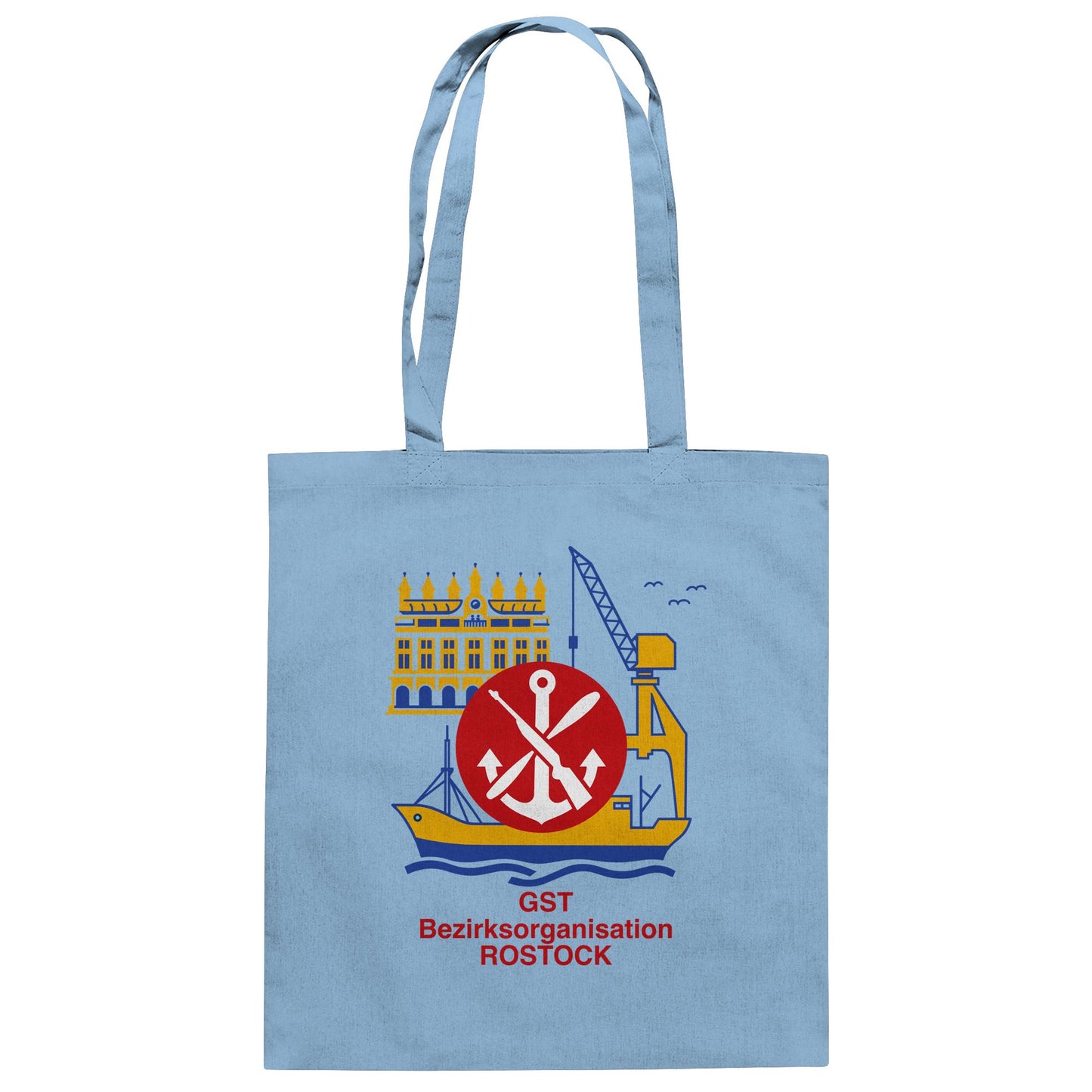 DDR Ostalgie Baumwolltasche • GST ROSTOCK