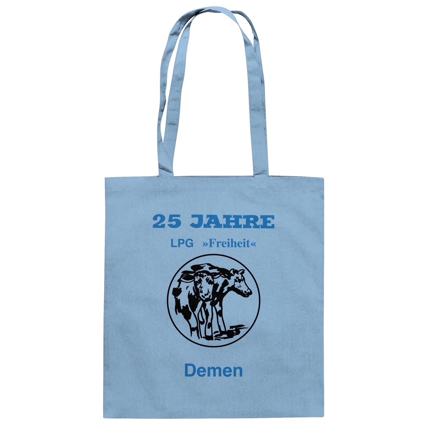 DDR Ostalgie Baumwolltasche • LPG FREIHEIT DEMEN (ORIGINAL WIMPEL)