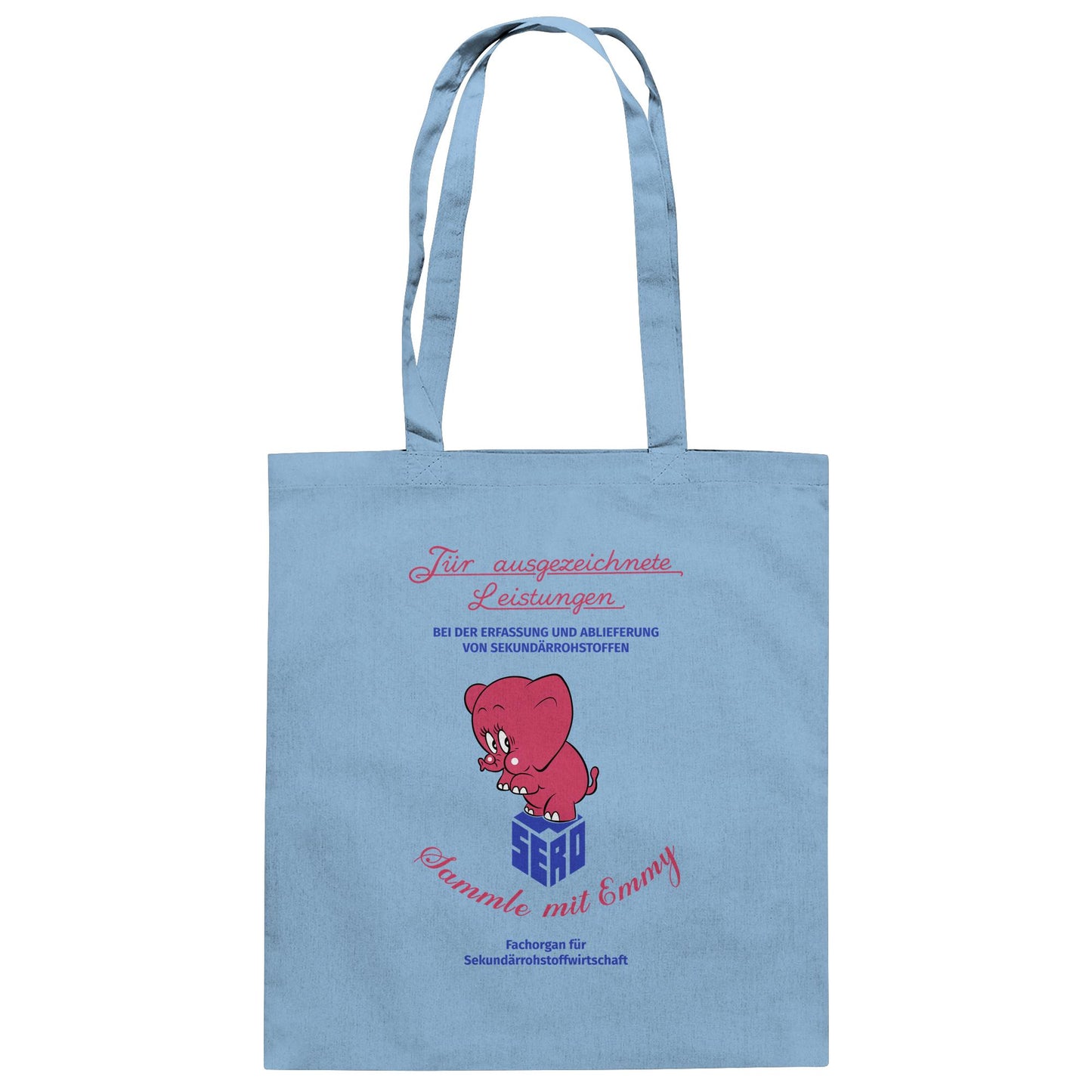 DDR Ostalgie Baumwolltasche • FÜR AUSGEZEICHNETE LEISTUNGEN - SERO EMMY (ORIGINAL-WIMPEL)