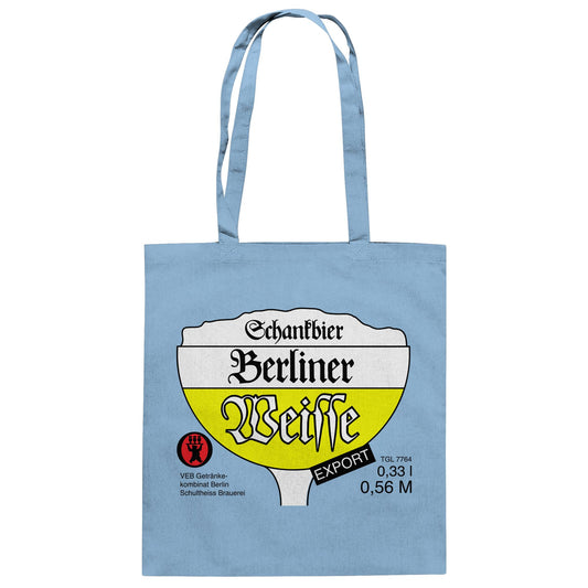 DDR Ostalgie Baumwolltasche • BERLINER WEISSE - VEB GETRÄNKEKOMBINAT BERLIN