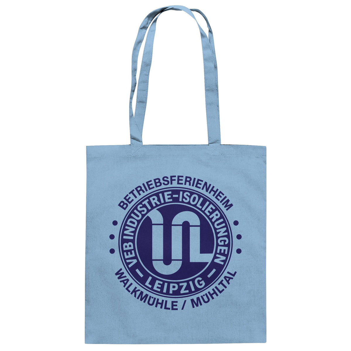 DDR Ostalgie Baumwolltasche • VEB INDUSTRIE-ISOLIERUNGEN - BETRIEBSFERIENHEIM WALKMÜHLE
